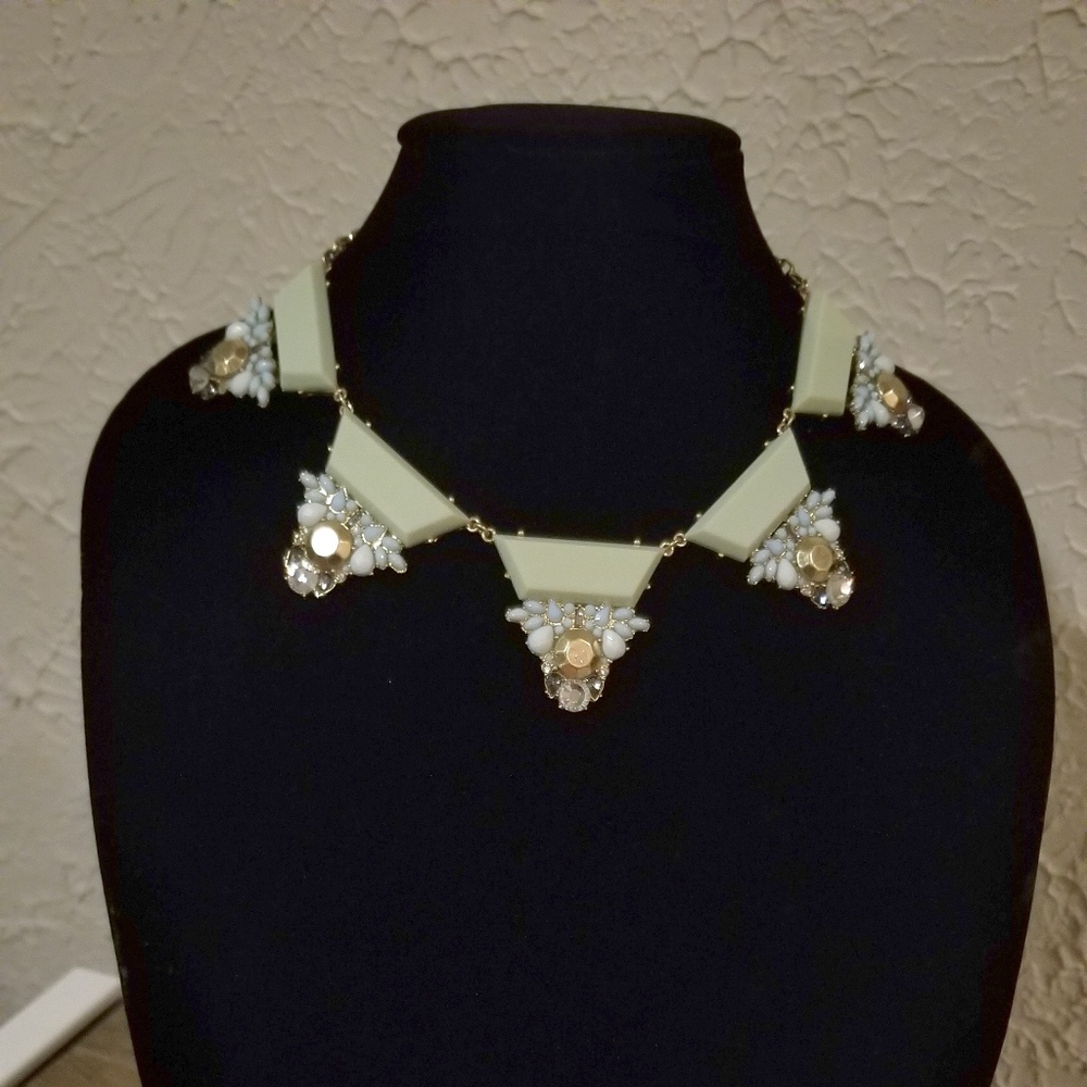 Necklace Quad Fun Design Mint Green